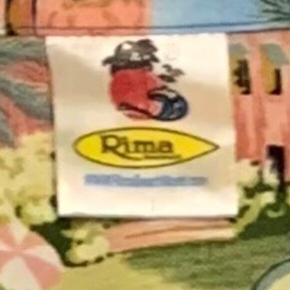 RIMA Tropical/Hawaiian button-down short sleeve shirt Men's Large - Picture 3 of 4